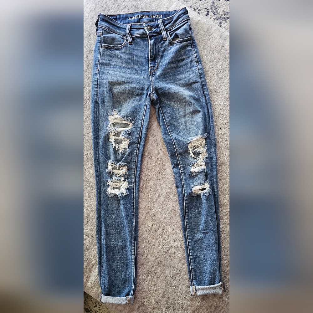 American Eagle Outfitters Next Level Stretch Jeans Size 0